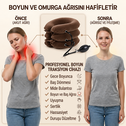Kademeli Ayarlanabilir Boyun Gevşetme Yastığı