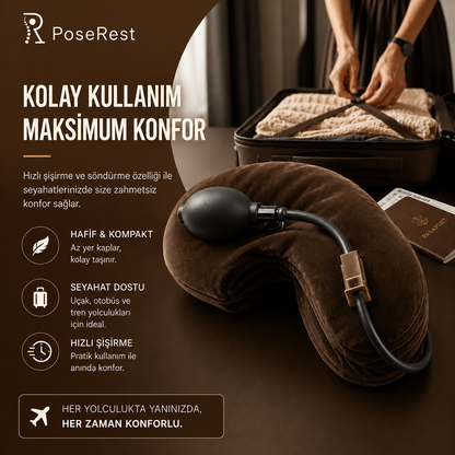 Kademeli Ayarlanabilir Boyun Gevşetme Yastığı