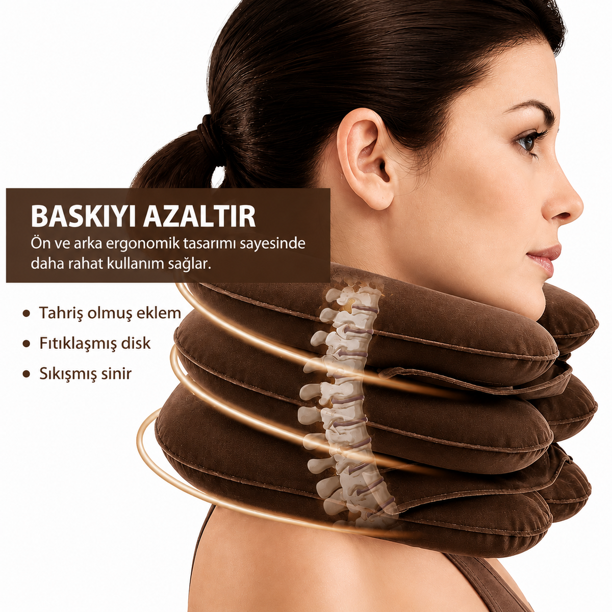 Kademeli Ayarlanabilir Boyun Gevşetme Yastığı
